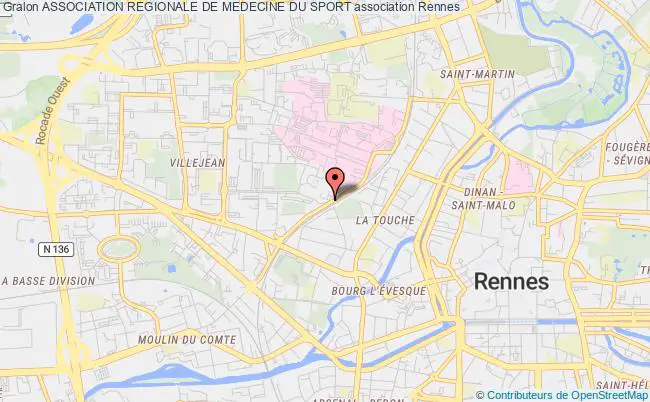 plan association Association Regionale De Medecine Du Sport Rennes