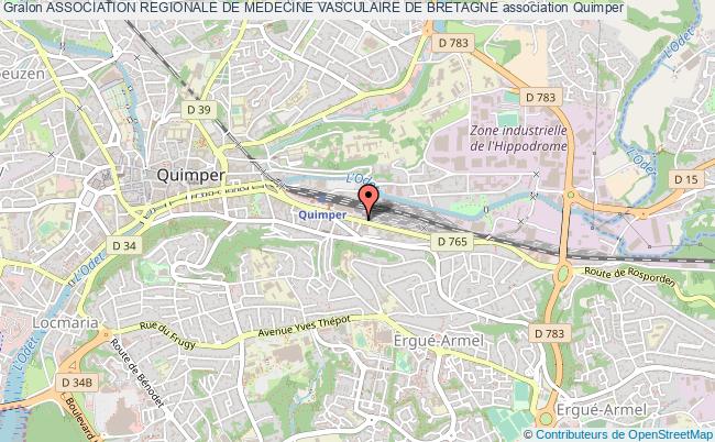 plan association Association Regionale De Medecine Vasculaire De Bretagne Quimper
