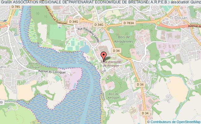 plan association Association Regionale De Partenariat Economique De Bretagne( A.r.p.e.b.) Quimper
