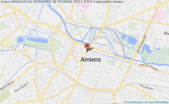 plan association Association Regionale De Picardie Des C E M E A Amiens