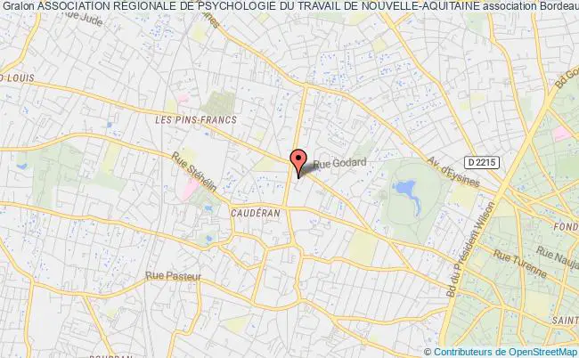 plan association Association RÉgionale De Psychologie Du Travail De Nouvelle-aquitaine Bordeaux