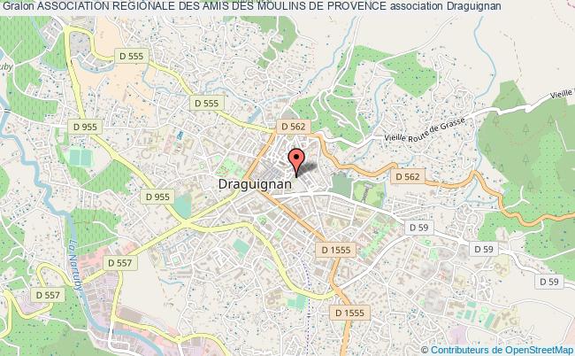plan association Association Regionale Des Amis Des Moulins De Provence Draguignan