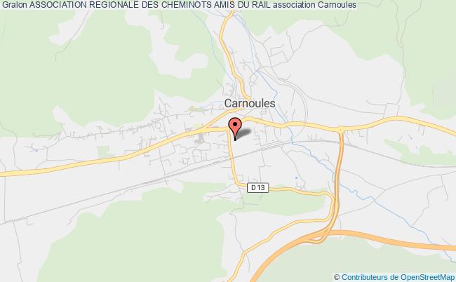 plan association Association Regionale Des Cheminots Amis Du Rail Carnoules