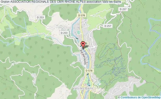 plan association Association Regionale Des Cmr Rhone Alpes Vals-les-Bains