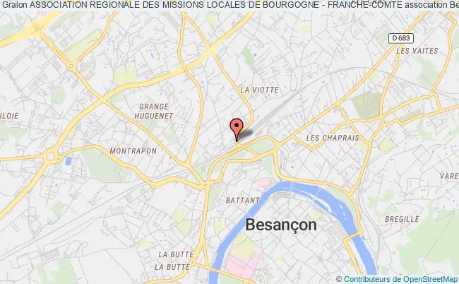 plan association Association Regionale Des Missions Locales De Bourgogne - Franche-comte Besançon