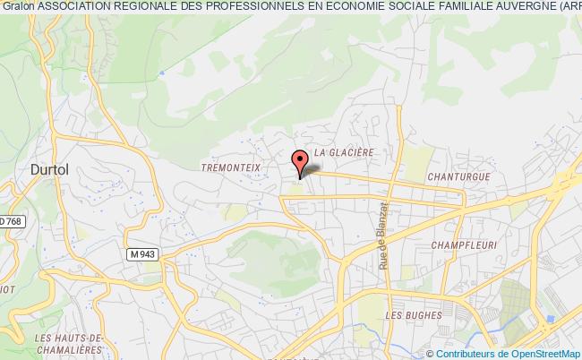 plan association Association Regionale Des Professionnels En Economie Sociale Familiale Auvergne (arpesf) Clermont-Ferrand