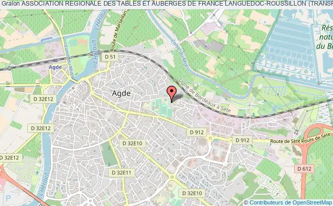 plan association Association Regionale Des Tables Et Auberges De France Languedoc-roussillon (transfert De Ceret 66) 261/005 Agde