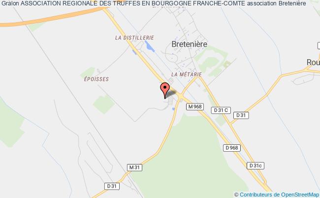 plan association Association Regionale Des Truffes En Bourgogne Franche-comte Bretenière