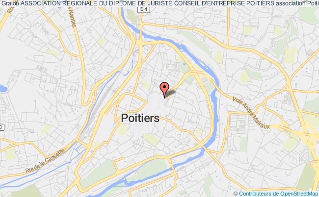 plan association Association Regionale Du Diplome De Juriste Conseil D'entreprise Poitiers Poitiers
