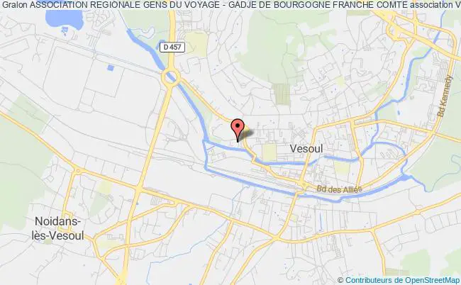 plan association Association Regionale Gens Du Voyage - Gadje De Bourgogne Franche Comte Vesoul