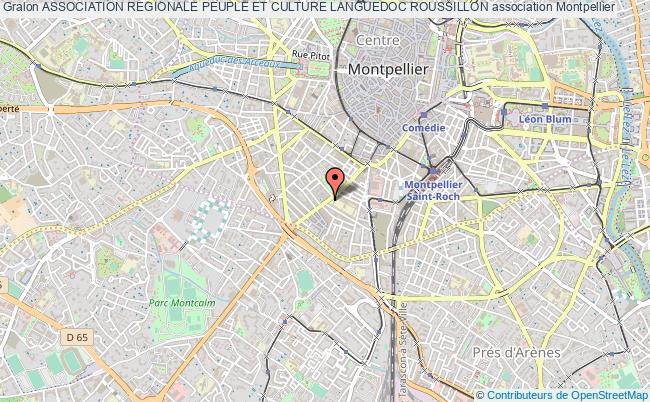 plan association Association Regionale Peuple Et Culture Languedoc Roussillon Montpellier