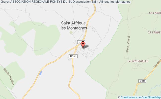plan association Association Regionale Poneys Du Sud Saint-Affrique-les-Montagnes