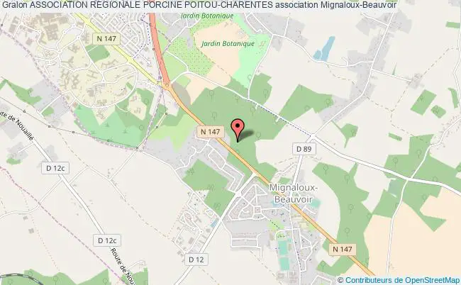plan association Association Regionale Porcine Poitou-charentes Mignaloux-Beauvoir
