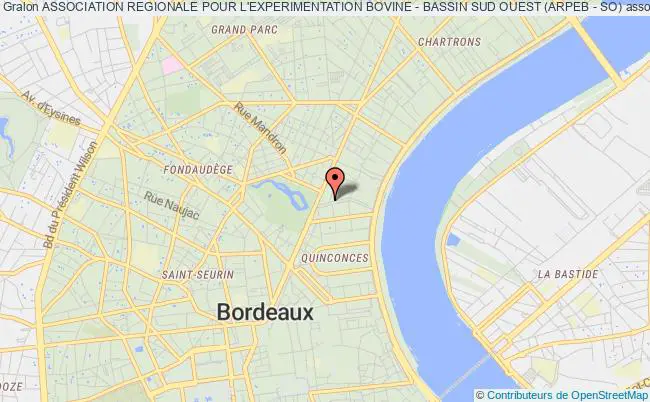 plan association Association Regionale Pour L'experimentation Bovine - Bassin Sud Ouest (arpeb - So) Bordeaux
