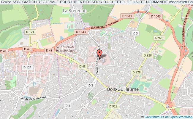 plan association Association RÉgionale Pour L'identification Du Cheptel De Haute-normandie Bois-Guillaume Cedex