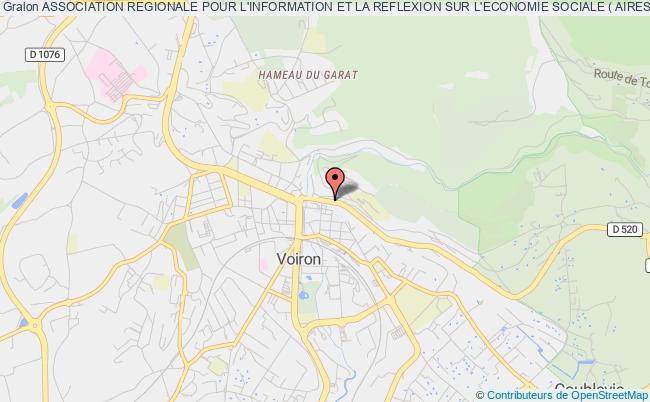 plan association Association Regionale Pour L'information Et La Reflexion Sur L'economie Sociale ( Aires ) Voiron