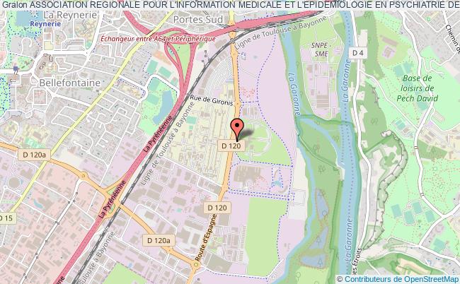 plan association Association Regionale Pour L'information Medicale Et L'epidemiologie En Psychiatrie De Midi-pyrenees Toulouse