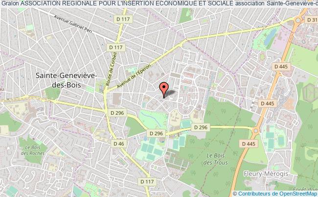 plan association Association Regionale Pour L'insertion Economique Et Sociale Sainte-Geneviève-des-Bois