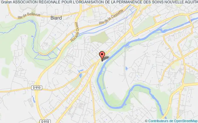 plan association Association RÉgionale Pour L'organisation De La Permanence Des Soins Nouvelle Aquitaine Poitiers
