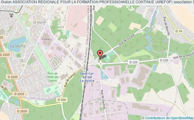 plan association Association RÉgionale Pour La Formation Professionnelle Continue (arefop) Saint-Cyr-en-Val