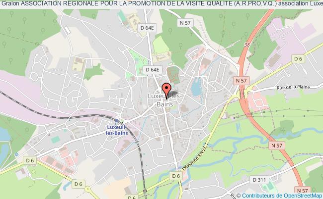 plan association Association Regionale Pour La Promotion De La Visite Qualite (a.r.pro.v.q.) Luxeuil-les-Bains