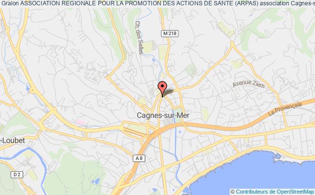 plan association Association Regionale Pour La Promotion Des Actions De Sante (arpas) Cagnes-sur-Mer