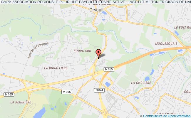 plan association Association Regionale Pour Une Psychotherapie Active - Institut Milton Erickson De Nantes - Nantes