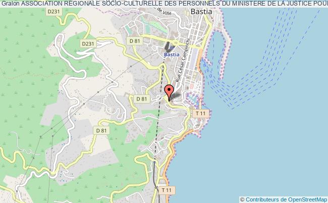 ASSOCIATION REGIONALE SOCIO-CULTURELLE DES PERSONNELS DU MINISTERE DE LA JUSTICE POUR LA COUR D'APPEL DE BASTIA