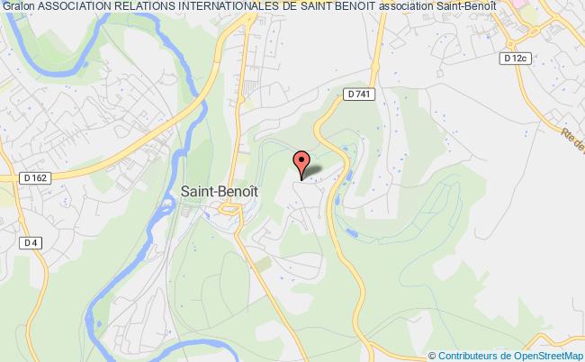 plan association Association Relations Internationales De Saint Benoit Saint-Benoît