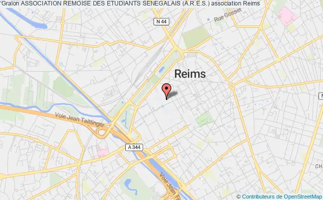 plan association Association Remoise Des Etudiants Senegalais (a.r.e.s.) Reims