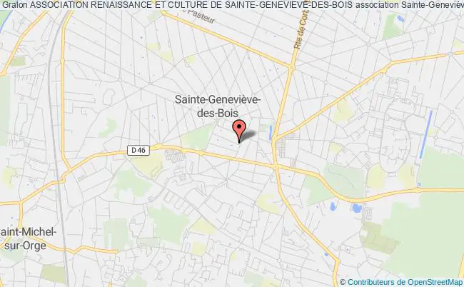 plan association Association Renaissance Et Culture De Sainte-genevieve-des-bois Sainte-Geneviève-des-Bois