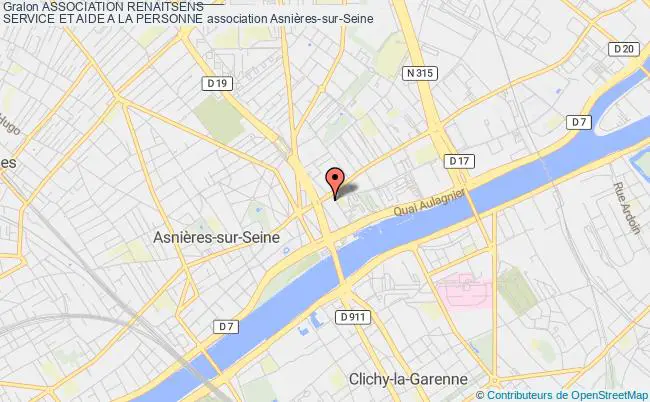 plan association Association Renaitsens 
Service Et Aide A La Personne Asnières-sur-Seine