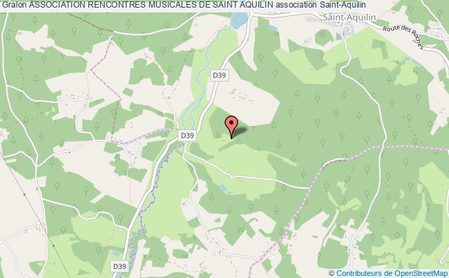 plan association Association Rencontres Musicales De Saint Aquilin Saint-Aquilin