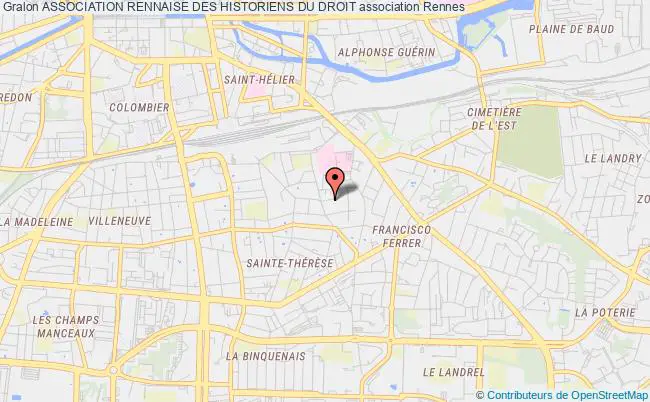 plan association Association Rennaise Des Historiens Du Droit Rennes