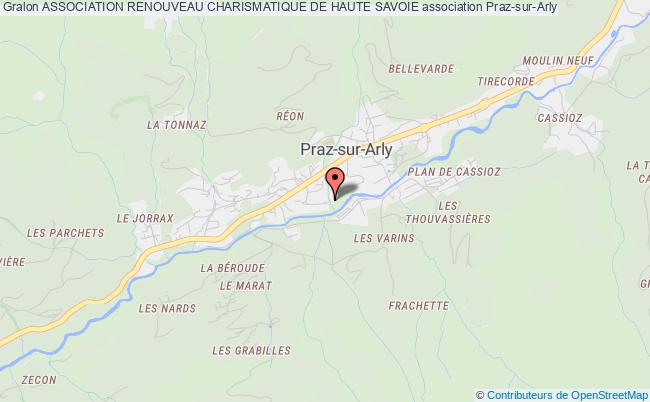 plan association Association Renouveau Charismatique De Haute Savoie Praz-sur-Arly