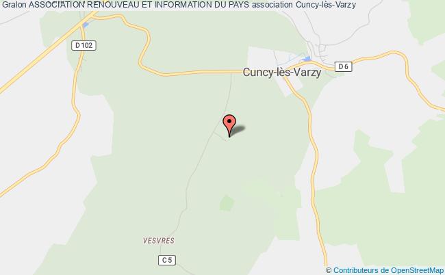 plan association Association Renouveau Et Information Du Pays Cuncy-lès-Varzy