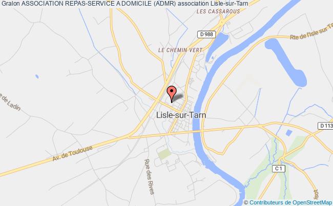plan association Association Repas-service A Domicile (admr) Lisle-sur-Tarn