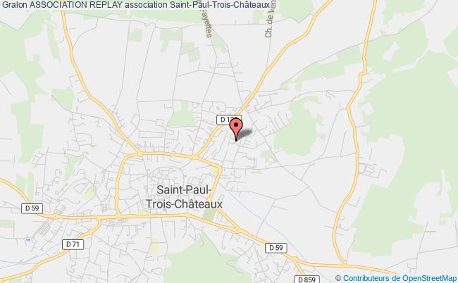 plan association Association Replay Saint-Paul-Trois-Châteaux