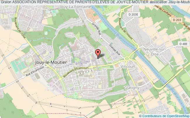 plan association Association Representative De Parents D'eleves De Jouy-le-moutier Jouy-le-Moutier