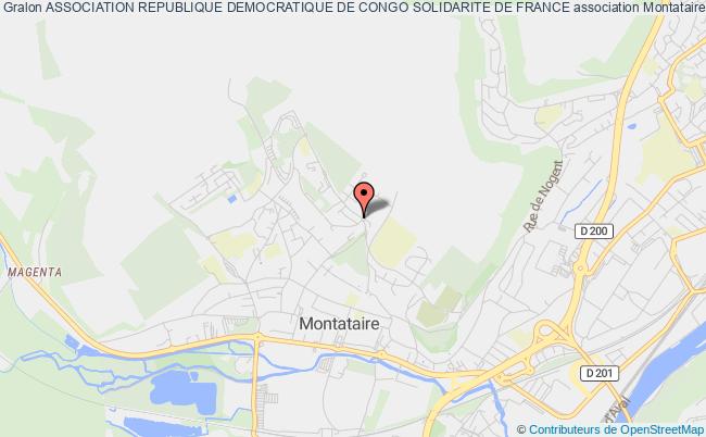plan association Association Republique Democratique De Congo Solidarite De France Montataire