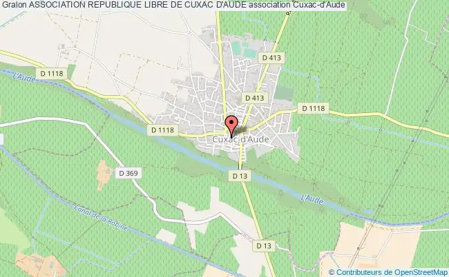 plan association Association Republique Libre De Cuxac D'aude Cuxac-d'Aude