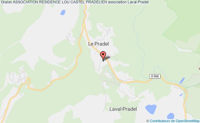 plan association Association Residence Lou Castel Pradelien Laval-Pradel