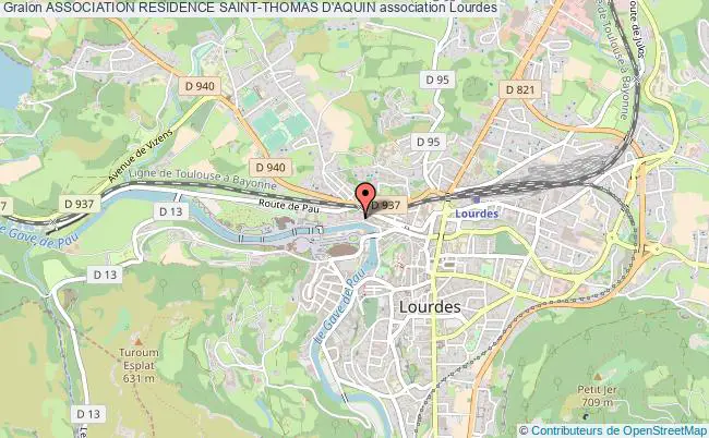 plan association Association Residence Saint-thomas D'aquin Lourdes