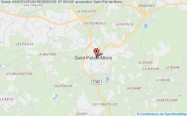 plan association Association Residence St Regis Saint-Pal-de-Mons