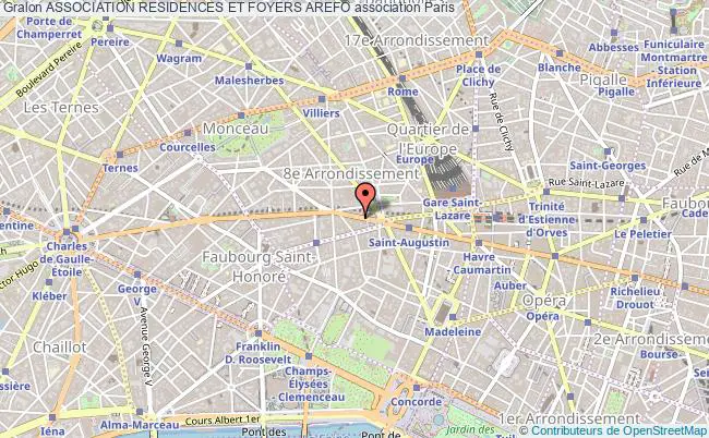 plan association Association Residences Et Foyers Arefo Paris