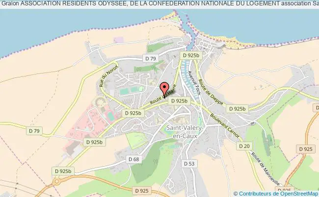 plan association Association Residents Odyssee, De La Confederation Nationale Du Logement Saint-Valery-en-Caux