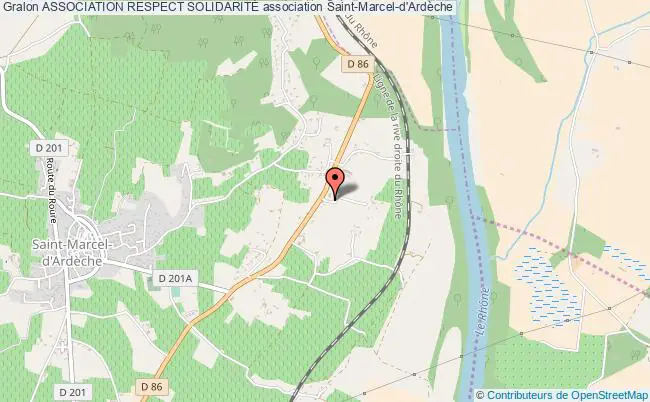 plan association Association Respect SolidaritÉ Saint-Marcel-d'Ardèche