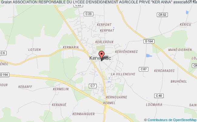 plan association Association Responsable Du Lycee D'enseignement Agricole Prive "ker Anna" Kervignac