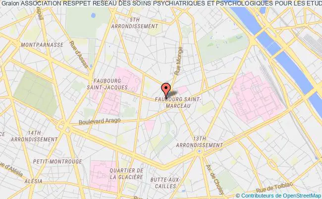 plan association Association Resppet Reseau Des Soins Psychiatriques Et Psychologiques Pour Les Etudiants Paris