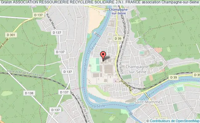 plan association Association Ressourcerie Recyclerie Solidaire J.n.i. France Champagne-sur-Seine